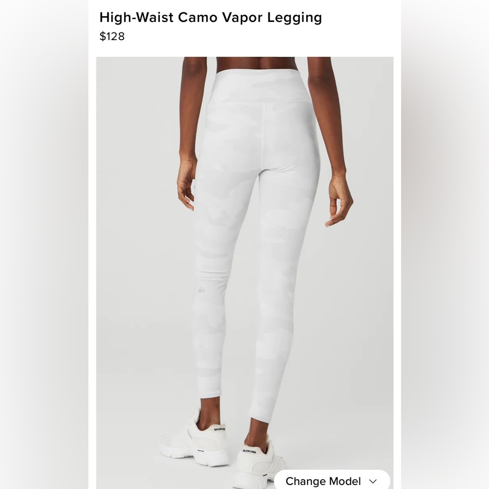ALO high waist Camo vapor legging Small
